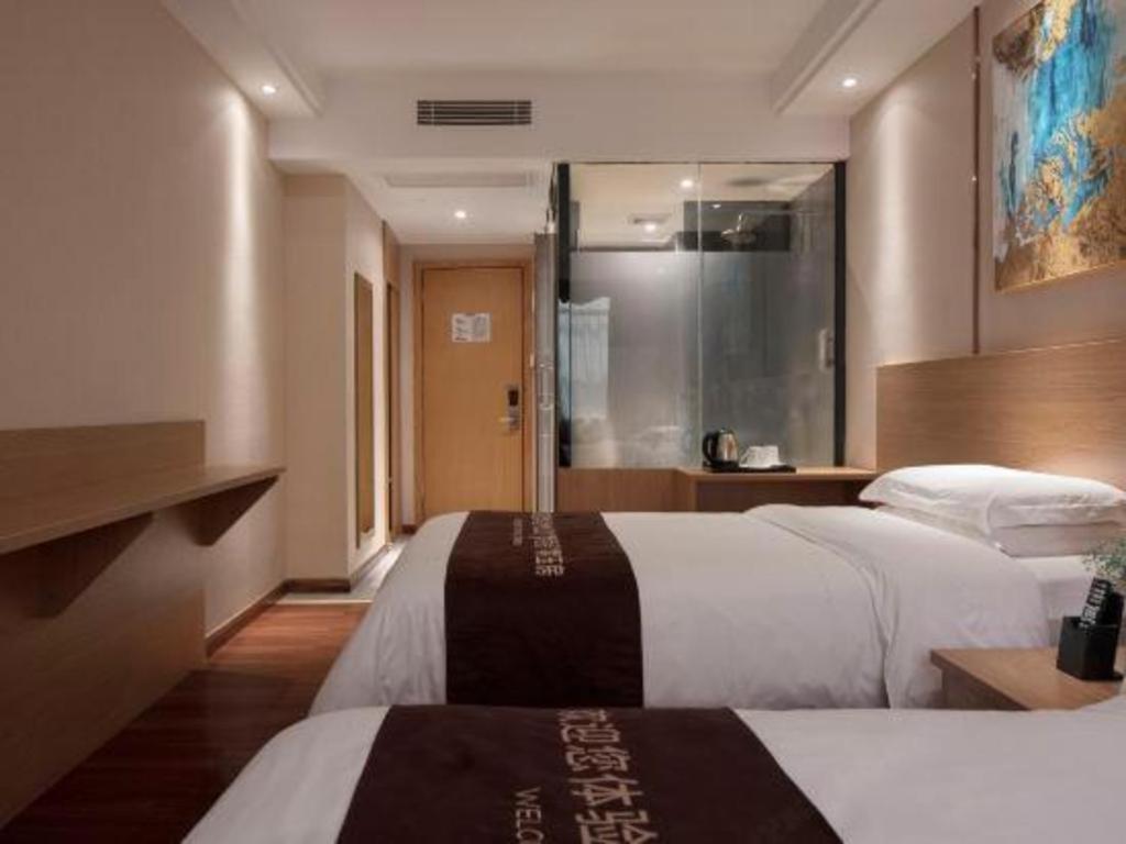 T Social Hotel Guangzhou Railway Station Branch Buitenkant foto